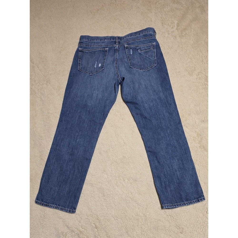 Old Navy Distressed Regular Straight Leg Jeans Size 12 - Picture 5 of 6